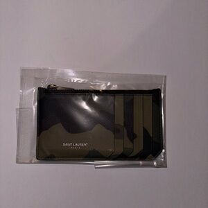 Saint Laurent Camouflage Card Holder